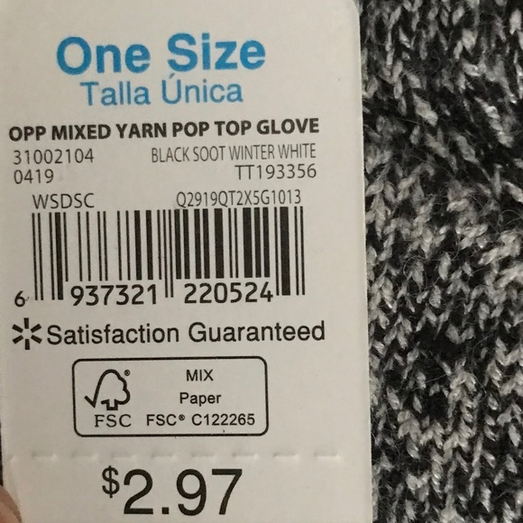 Time and Tru 2 Pc Glove/Opp Pop Top Glove Bundle NWT - Picture 2 of 16